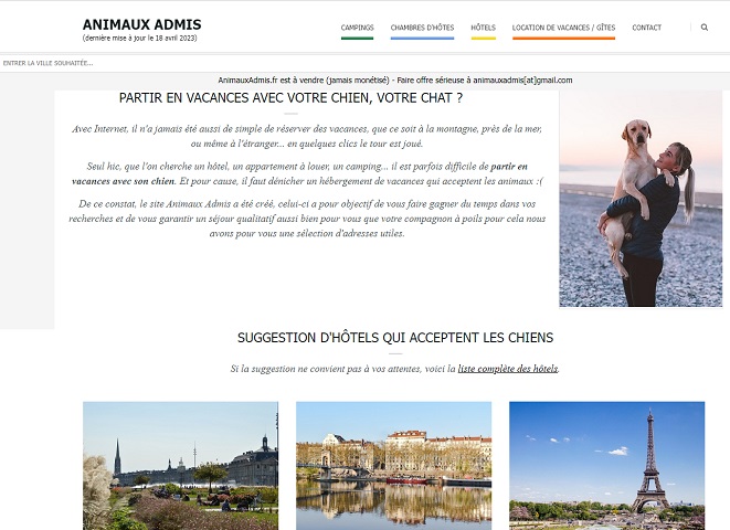 Animaux admis